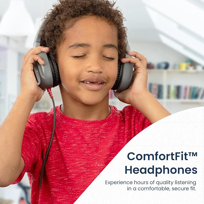 Brenthaven Wired Headphones with Mic | 3.5 mm Jack On-Ear Rugged 2 Adjustable