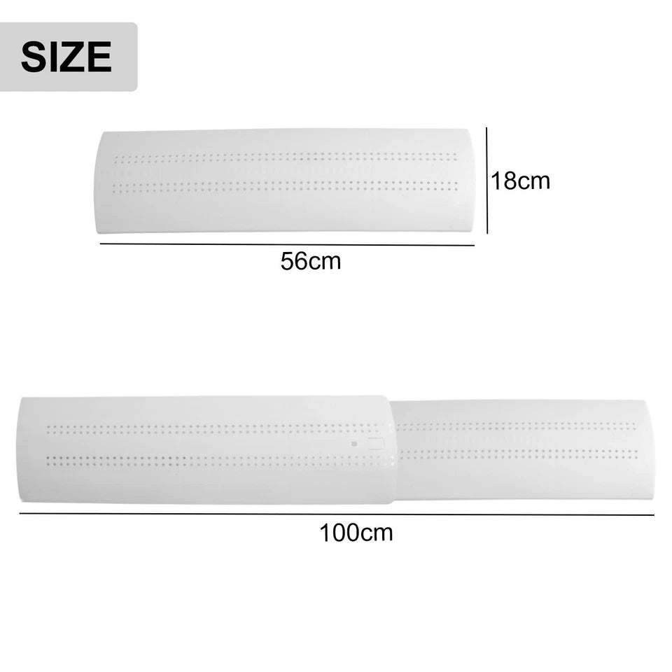 Adjustable Air Conditioner Windshield Deflector Anti Direct Blowing Baffle